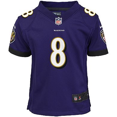 Preschool Nike Lamar Jackson Purple Baltimore Ravens Game Jersey