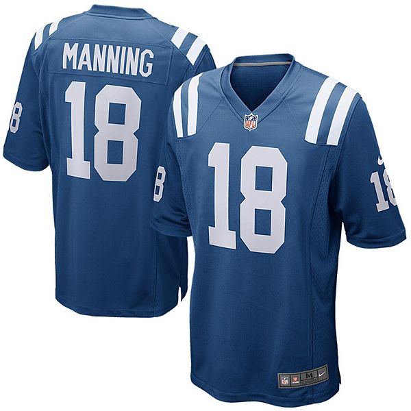 Men's Nike Peyton Manning Royal Indianapolis Colts Retired Player Game Jersey