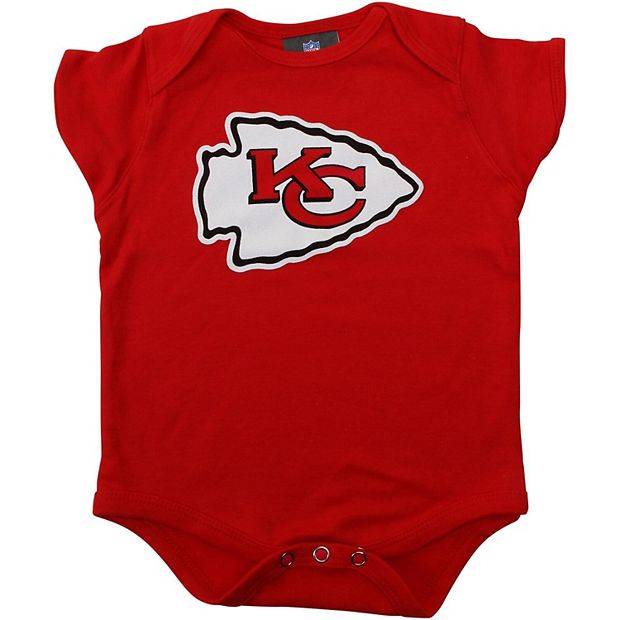 Kansas City Chiefs 3 Piece Bodysuit Set Newborn & Infant