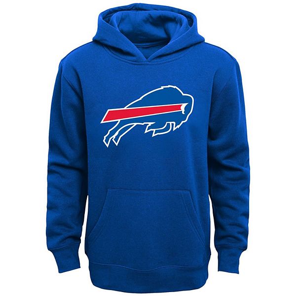 Youth Royal Buffalo Bills Team Logo Pullover Hoodie