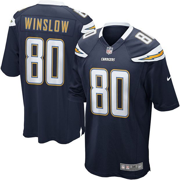 Mens San Diego Chargers Kellen Winslow Nike Navy Retired Player Game Jersey