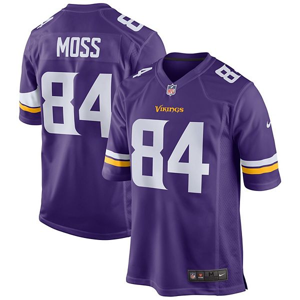 Men's Nike Randy Moss Purple Minnesota Vikings Retired Player Game Jersey