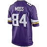 Men's Nike Randy Moss Purple Minnesota Vikings Retired Player Game Jersey