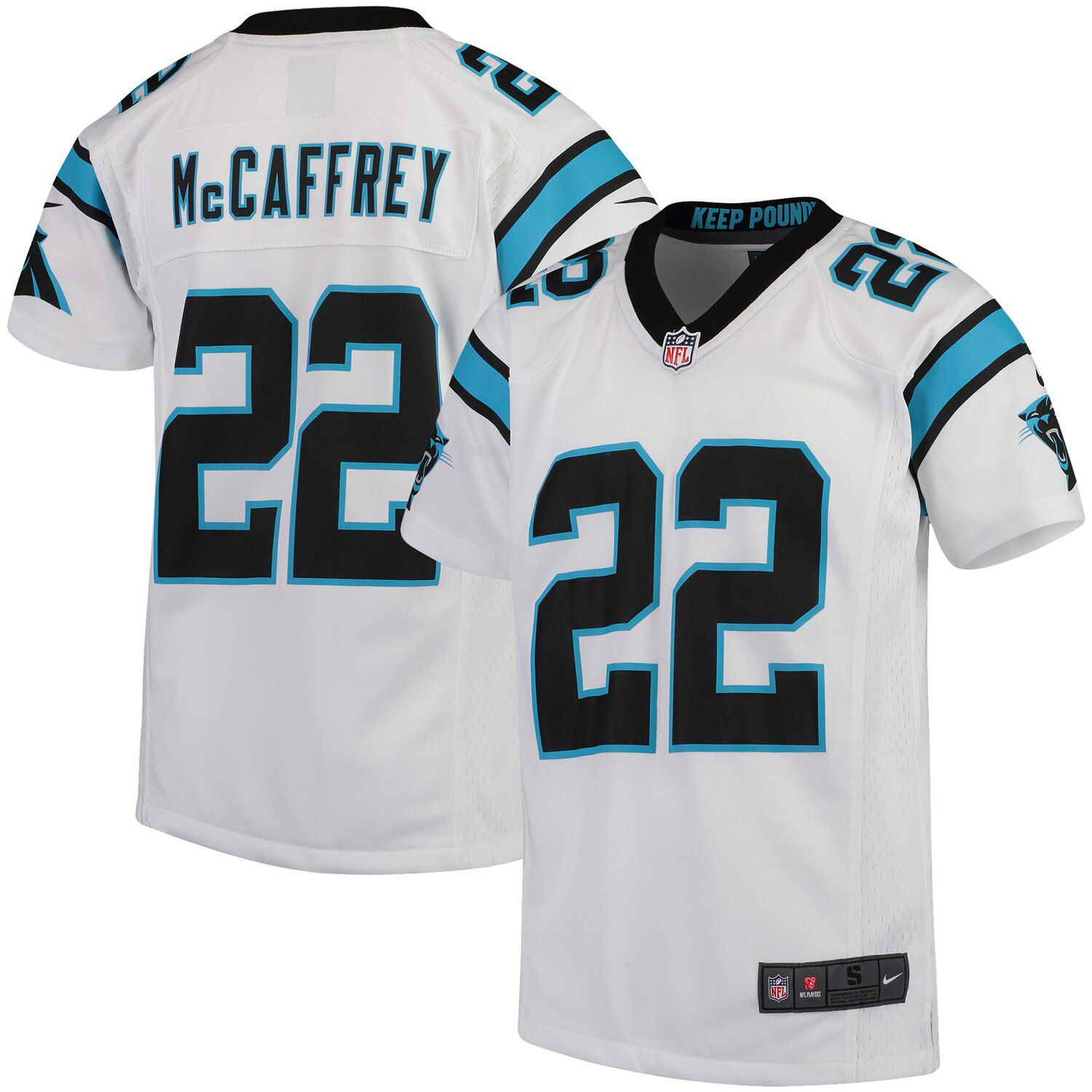 Women's Nike Christian McCaffrey Blue Carolina Panthers Color Rush Legend  Player Jersey