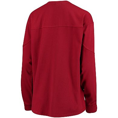 Women's Crimson Oklahoma Sooners Edith Long Sleeve T-Shirt