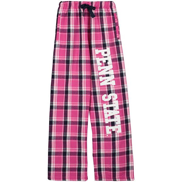 Penn State University Women's Flannel Pajamas Plaid PJ Bottoms