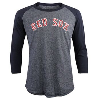 Women's Majestic Threads David Ortiz Navy Boston Red Sox 3/4-Sleeve Raglan Name & Number T-Shirt Size: Medium