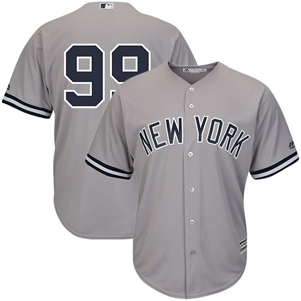 كتاب الاسهم Men's New York Yankees 99 Aaron Judge Majestic Gray Cool Base Player Replica Jersey منتجات