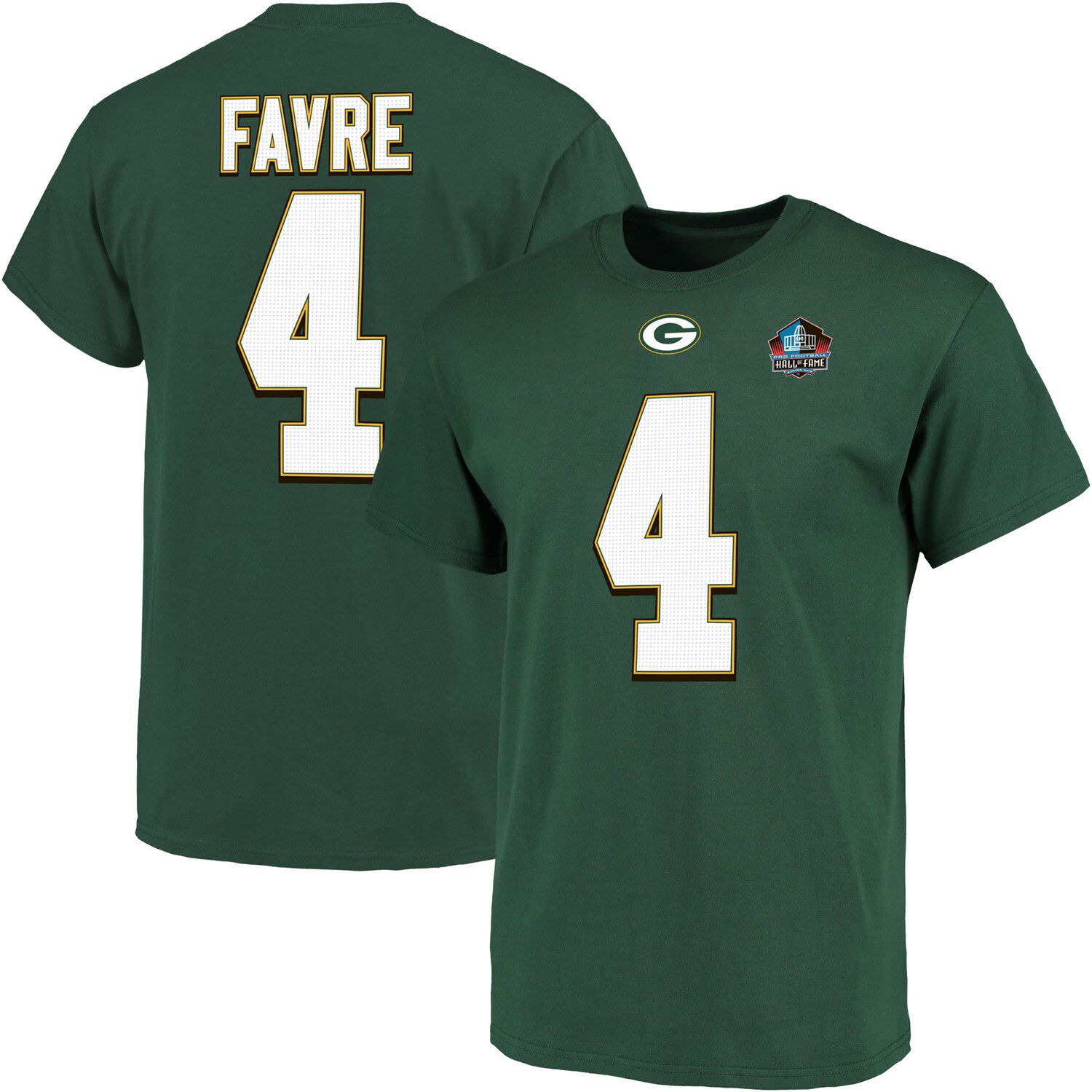 brett favre hall of fame shirt