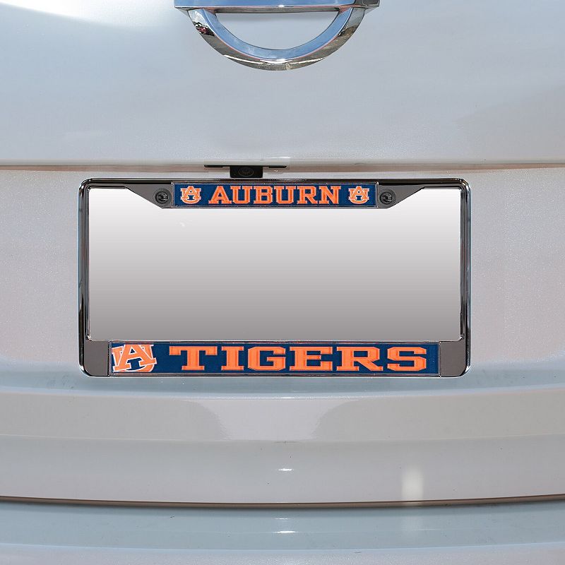 Auburn Tigers Small Over Large Mega License Plate Frame, Multicolor