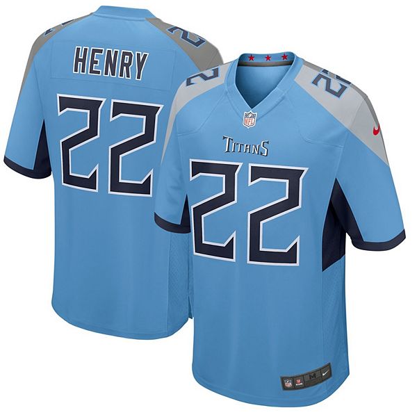Youth Nike Derrick Henry Light Blue Tennessee Titans 2018 Game Jersey