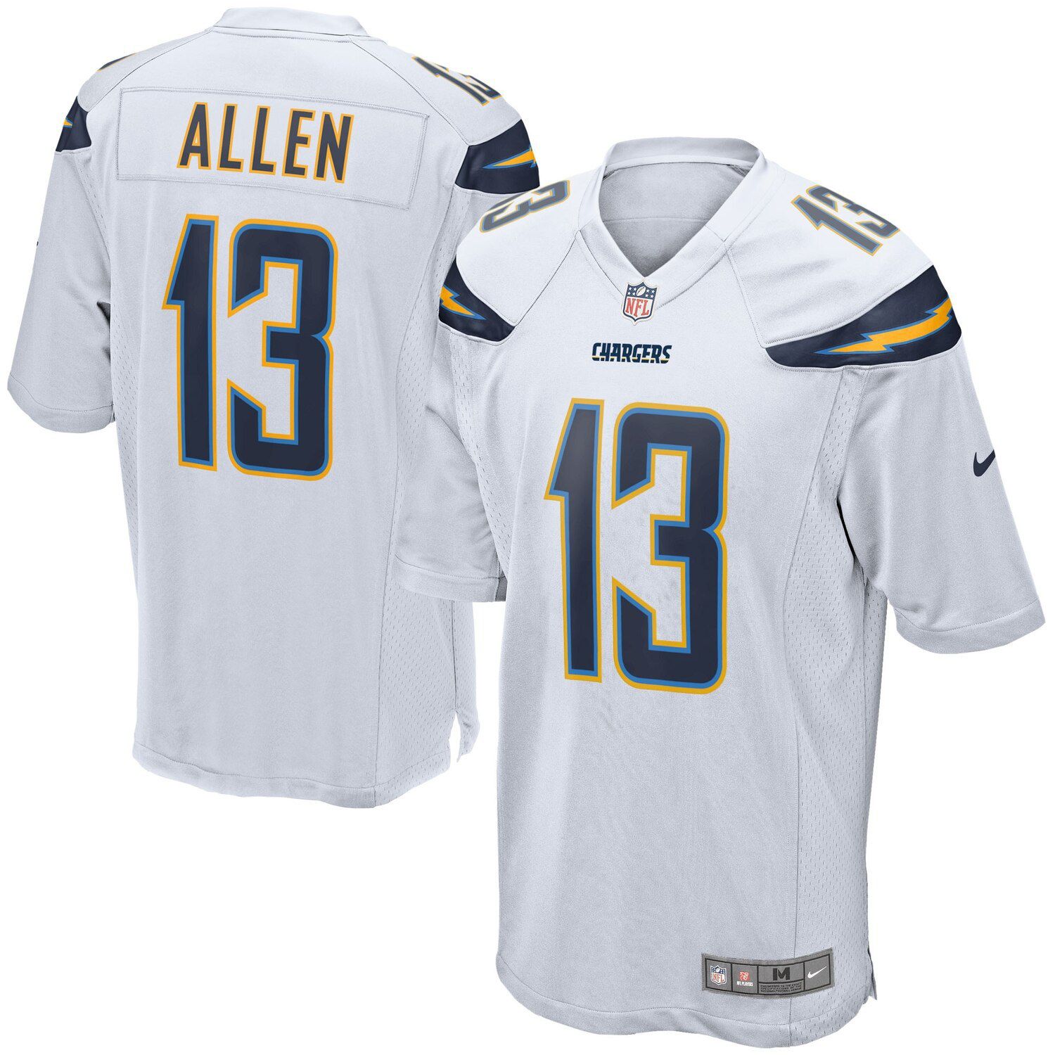 Keenan Allen White Los Angeles Chargers 