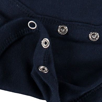 Infant Navy Illinois Fighting Illini Big Logo Bodysuit