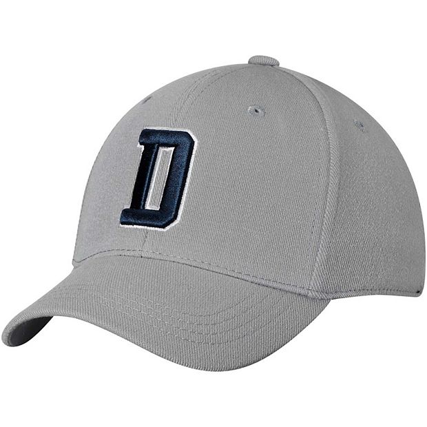 Youth New Era Gray Dallas Cowboys D Cap Flex Hat