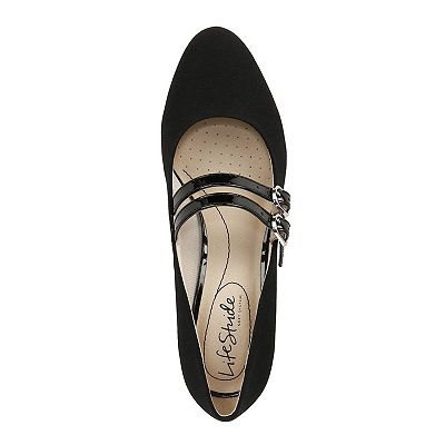 Escarpins Life Stride – Taille 8.5, Talon Kitten (2-2,5 Pouces), Tissu Imprimé – Occasion Excellent état