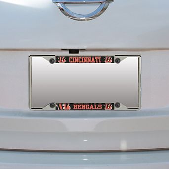 Cincinnati Bengals Small Over Small Mega License Plate Frame