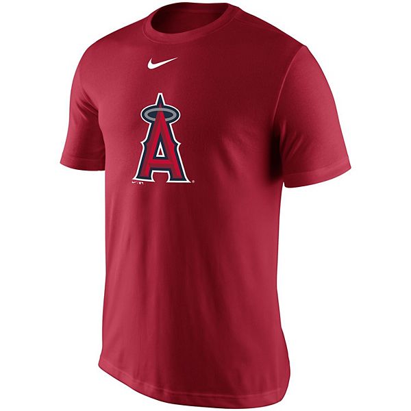 Men's Nike Red Los Angeles Angels Legend Batting Practice Logo ...