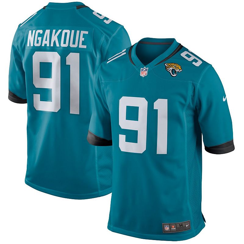 UPC 193235000980 product image for Youth Nike Yannick Ngakoue Teal Jacksonville Jaguars Alternate Game Jersey, Boy' | upcitemdb.com