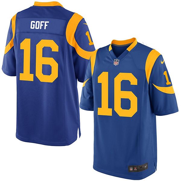 Youth Nike Jared Goff Royal Los Angeles Rams Game Jersey
