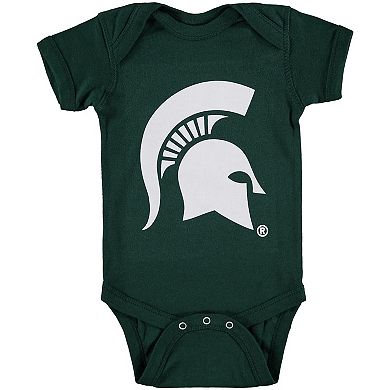 Infant Green Michigan State Spartans Big Logo Bodysuit