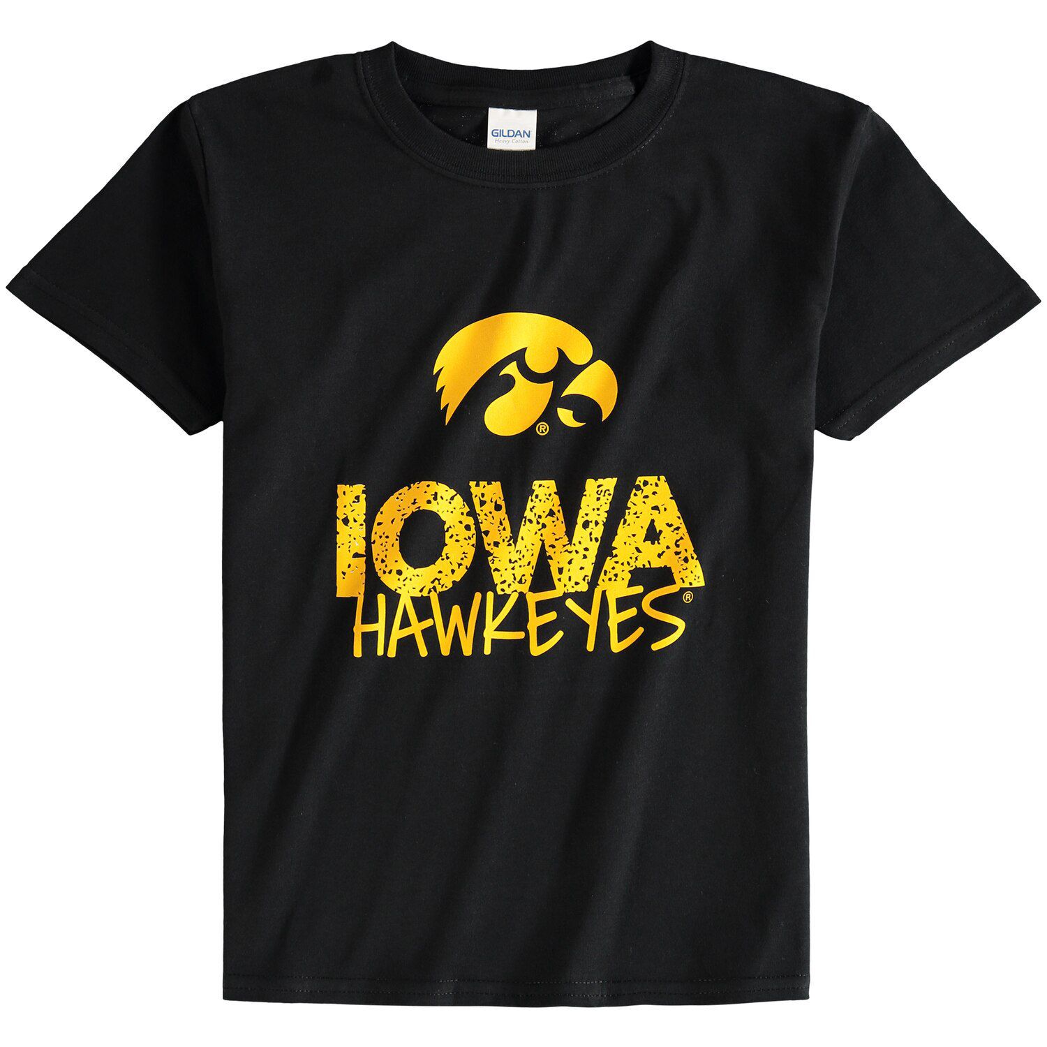 Baby Black Iowa Hawkeyes Sylvia Short Sleeve One Piece