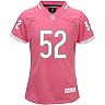 Girls Youth Khalil Mack Pink Chicago Bears Bubble Gum Game Jersey