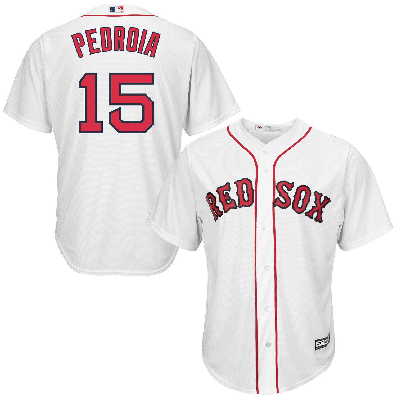 Dustin Pedroia White Boston Red Sox 