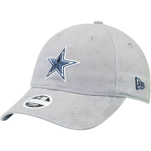 Women's Dallas Cowboys New Era Gray Botanic 9TWENTY Adjustable Hat