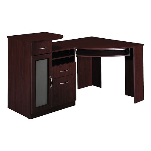 Bush Furniture Vantage Espresso Corner Desk