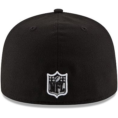 Men's New Era Black Kansas City Chiefs B-Dub 59FIFTY Fitted Hat