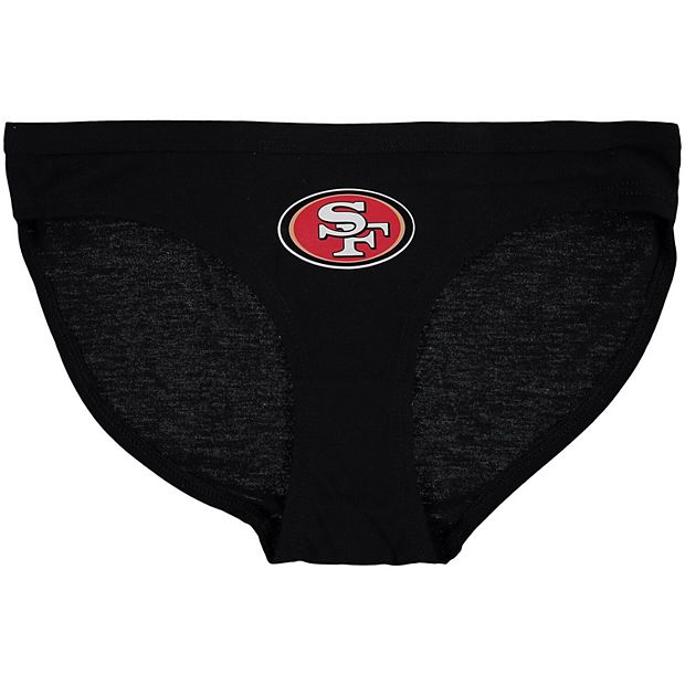 Women's Concepts Sport Black San Francisco 49ers Solid Logo Panties