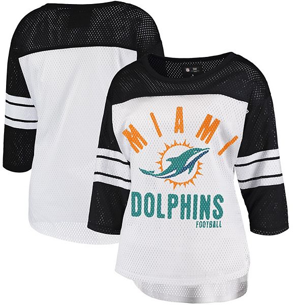 Women's G-III 4Her by Carl Banks White/Black Miami Dolphins First