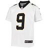 Youth New Orleans Saints Drew Brees Nike White Game Jersey