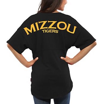 Women S Black Missouri Tigers Spirit Jersey Oversized T Shirt