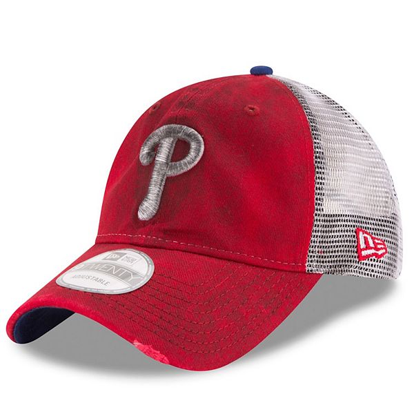 New Era Philadelphia Phillies Philadelphia Phillies 3-Tone Tie Dye Casual  Classic Adjustable Hat - Red