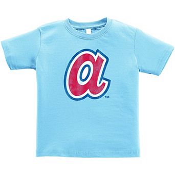 Youth Soft as a Grape Light Blue Atlanta Braves Cooperstown Collection T-Shirt