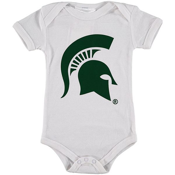 Infant White Michigan State Spartans Big Logo Bodysuit