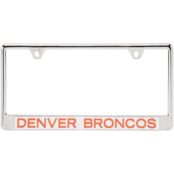 Denver Broncos Vintage Acrylic Cut License Plate