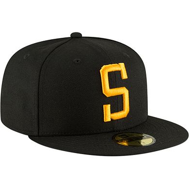 Men's New Era Black Pittsburgh Steelers Omaha 59FIFTY Hat