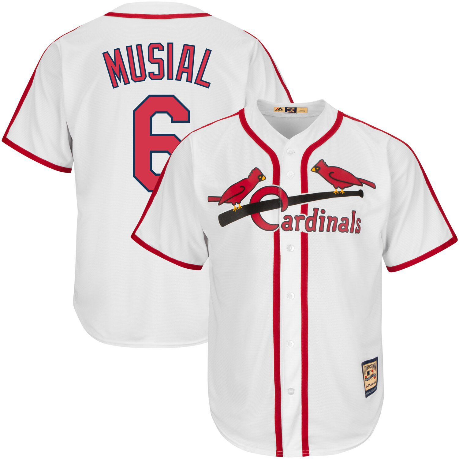 Stan Musial White St. Louis Cardinals 