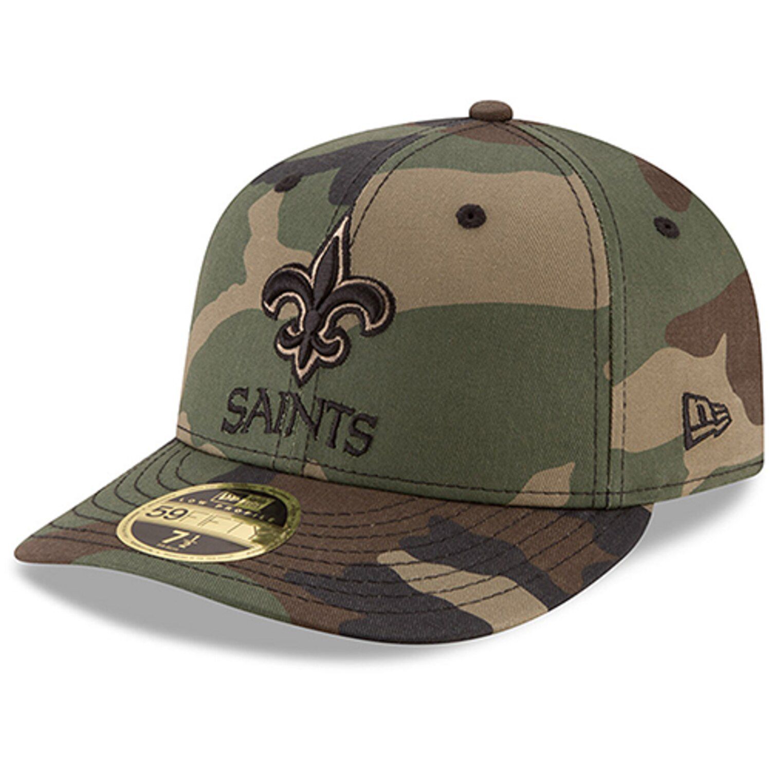 saints fitted hats