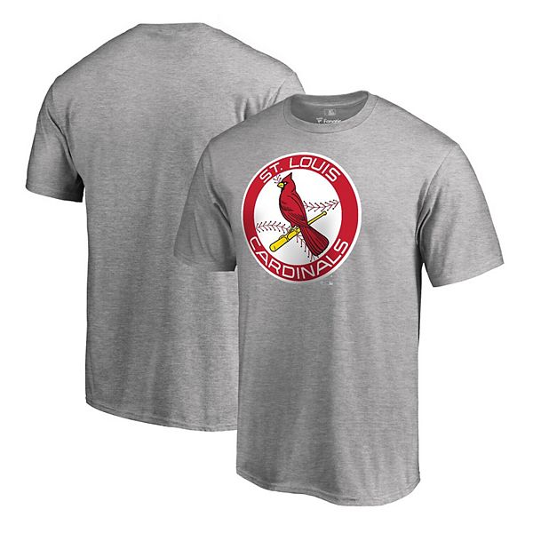 St. Louis Cardinals Fanatics Branded Big & Tall Cooperstown Collection  Huntington Logo T-Shirt - Red