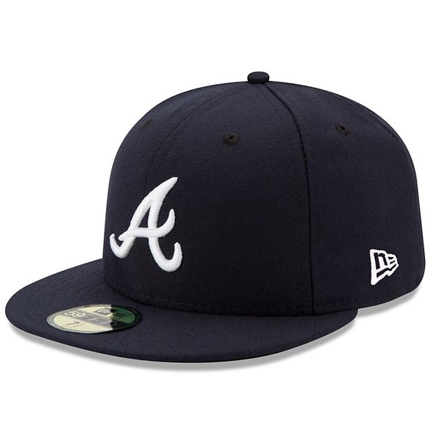 Nike Men's Atlanta Braves Navy Authentic Collection Therma-FIT