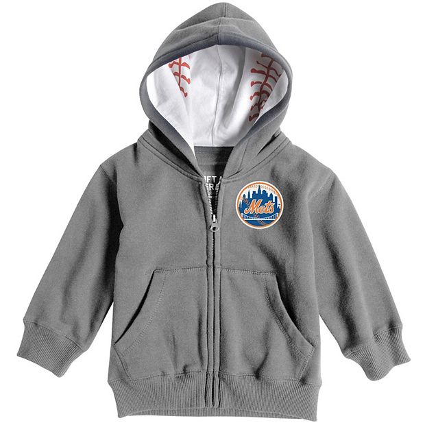 New York Mets Therma Fleece Baseball Hoodie - Youth