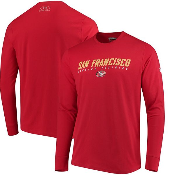 Outerstuff Men's Scarlet San Francisco 49ers Impact Long Sleeve T