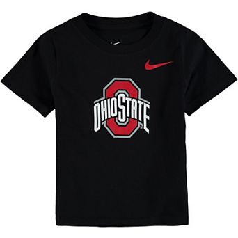 Toddler Nike Black Ohio State Buckeyes Logo T-Shirt
