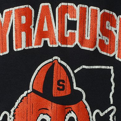 Youth Champion Navy Syracuse Orange Strong Mascot T-Shirt