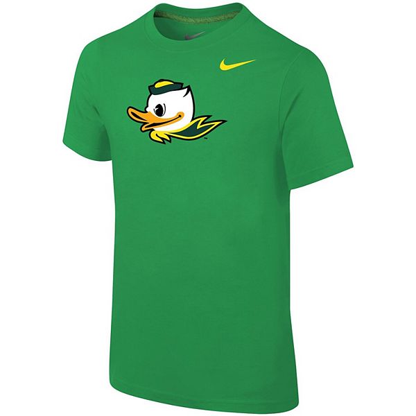 Youth Nike Kelly Green Oregon Ducks Alternate Logo Cotton T-Shirt