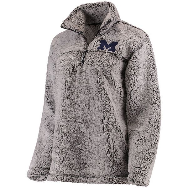 Outerstuff Grey Game Nap Hooded Sherpa 12 Months