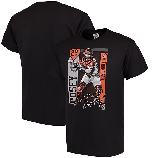  Buster Posey Long Sleeve T-Shirt - Apparel : Sports & Outdoors